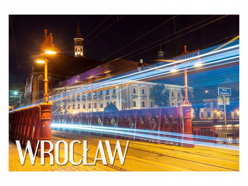 

Wrocław - Tramwaj - Noc -Ulica- Magnes na lodówkę