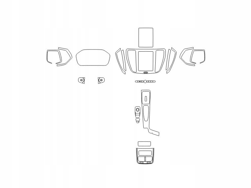 Folia Ochronna PPF do Wnętrza - Volvo S60- Przezroczysta ochrona wnętrza EAN (GTIN) 5905910630048