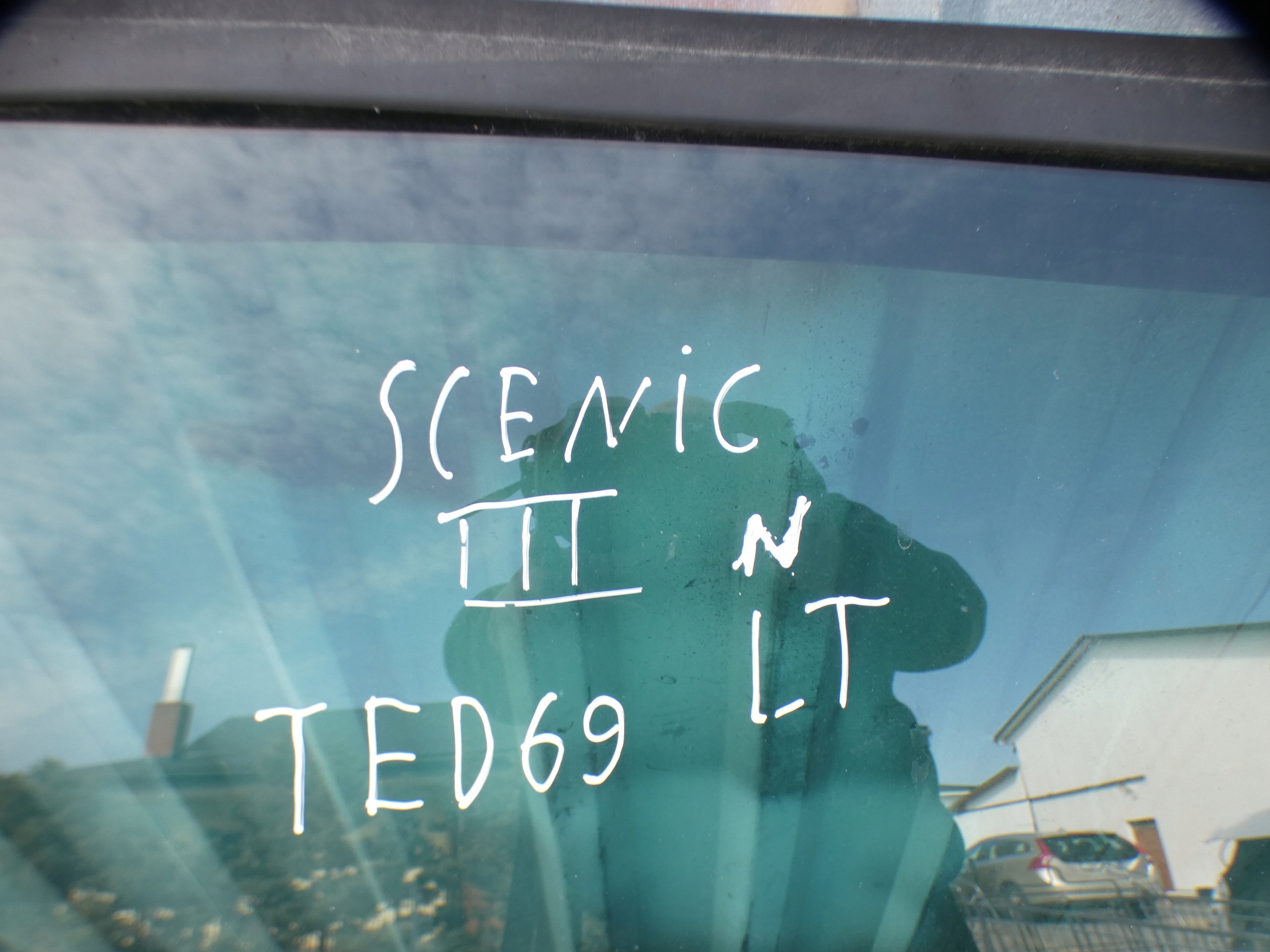Tür rechts heck RENAULT SCENIC III ted69