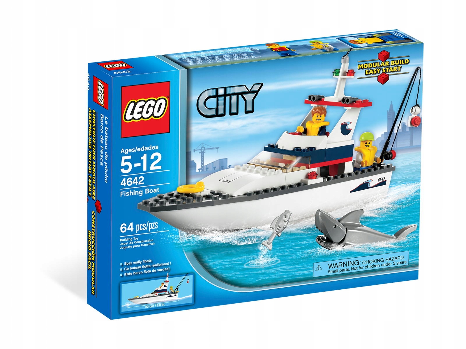 Lego City 4642 Jacht Motorowy