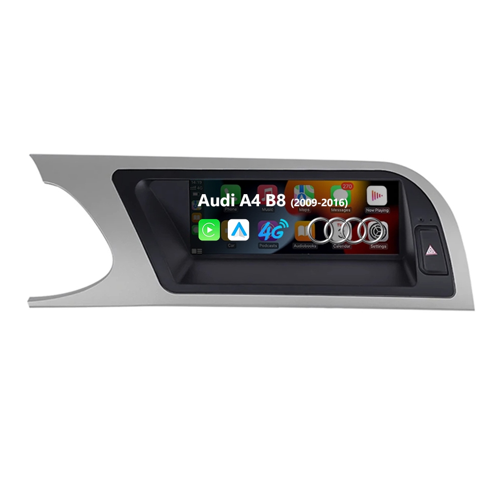 8,8" Linux autorádio pre Audi A4 A4L B8 2009-2012 Bezdrôtové Carplay Auto