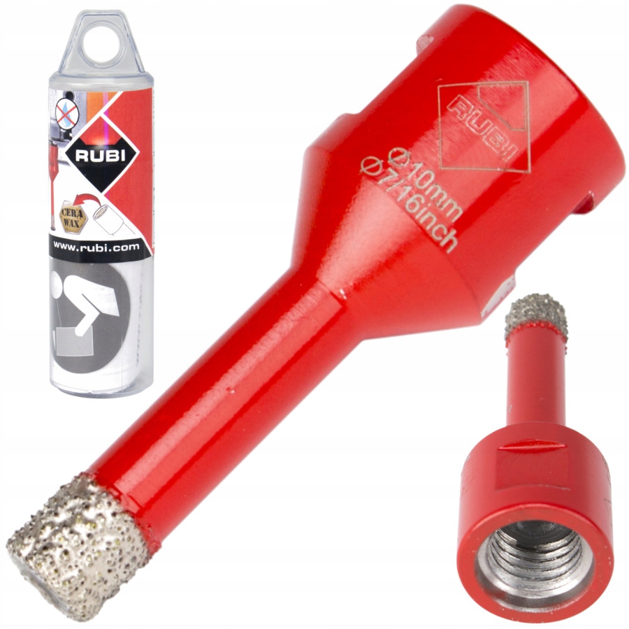 

Rubi wiertło drygres koronka 10mm do gresu glazury