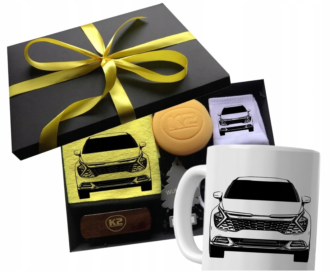Dárková krabička k narozeninám pro kluka řidiče fanouška Kia