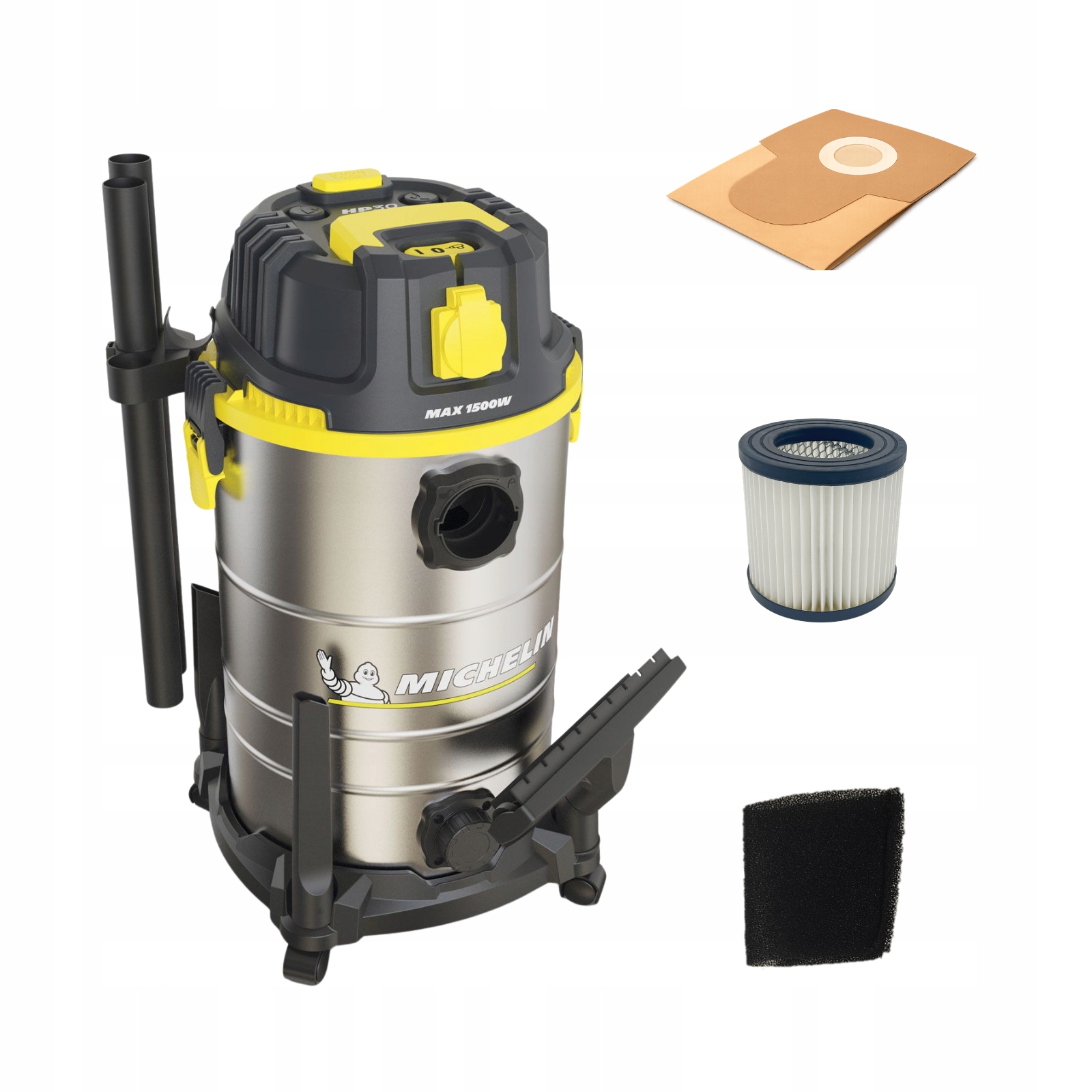 Michelin bezworkowy odkurzacz przemysłowy z otrząsaczem HP30 Pro 1400W
