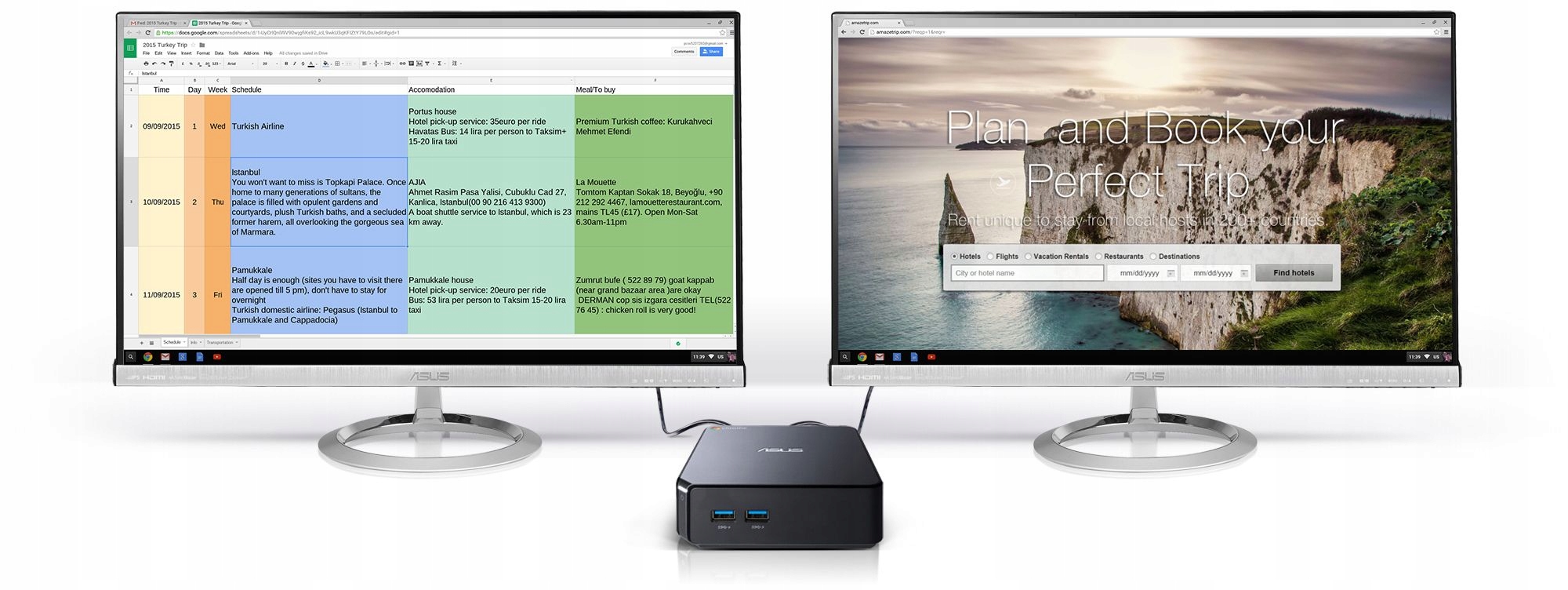 Micro Komputer Mini PC ASUS Chromebox CN60 2/16 HDMI DP Zasilacz Model procesora Celeron 2955U