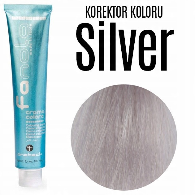 

Fanola Crema Colore 100ml Korektor Koloru Silver