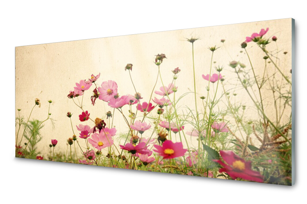 

Panel szklany do kuchni Kwiaty Roślina 125x50