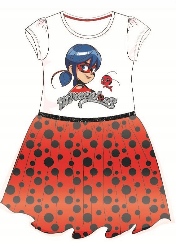 

Sukienka krótki rękaw tiul 104 Miraculum Biedronka