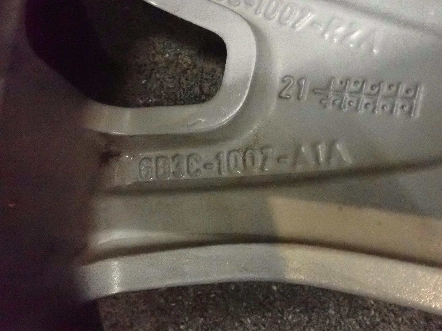 disk disk FORD RANGER 6x139,7 ET55 8J 19" GB3C-1007-A1A