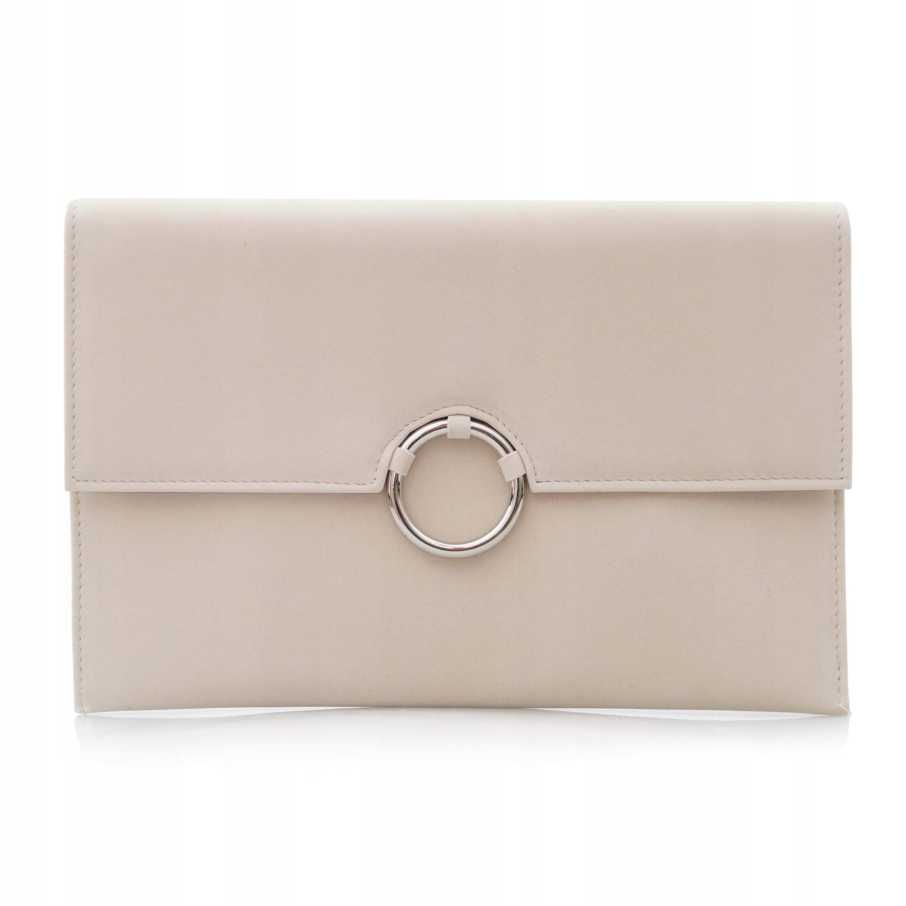 

Kopertówka torebka damska zamszowa eko J.beżowa