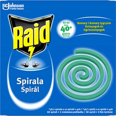 

Raid spirala przeciw komarom do 40 godzin ochrony