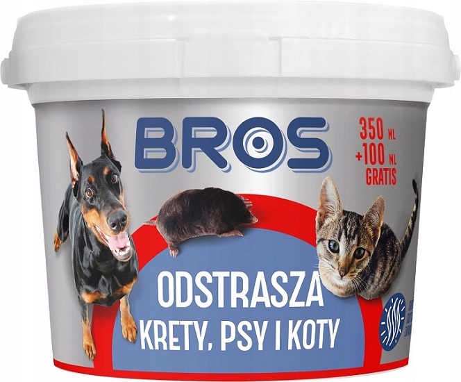 

Bros Środek Preparat Odstraszacz Kotów Psów Kretów