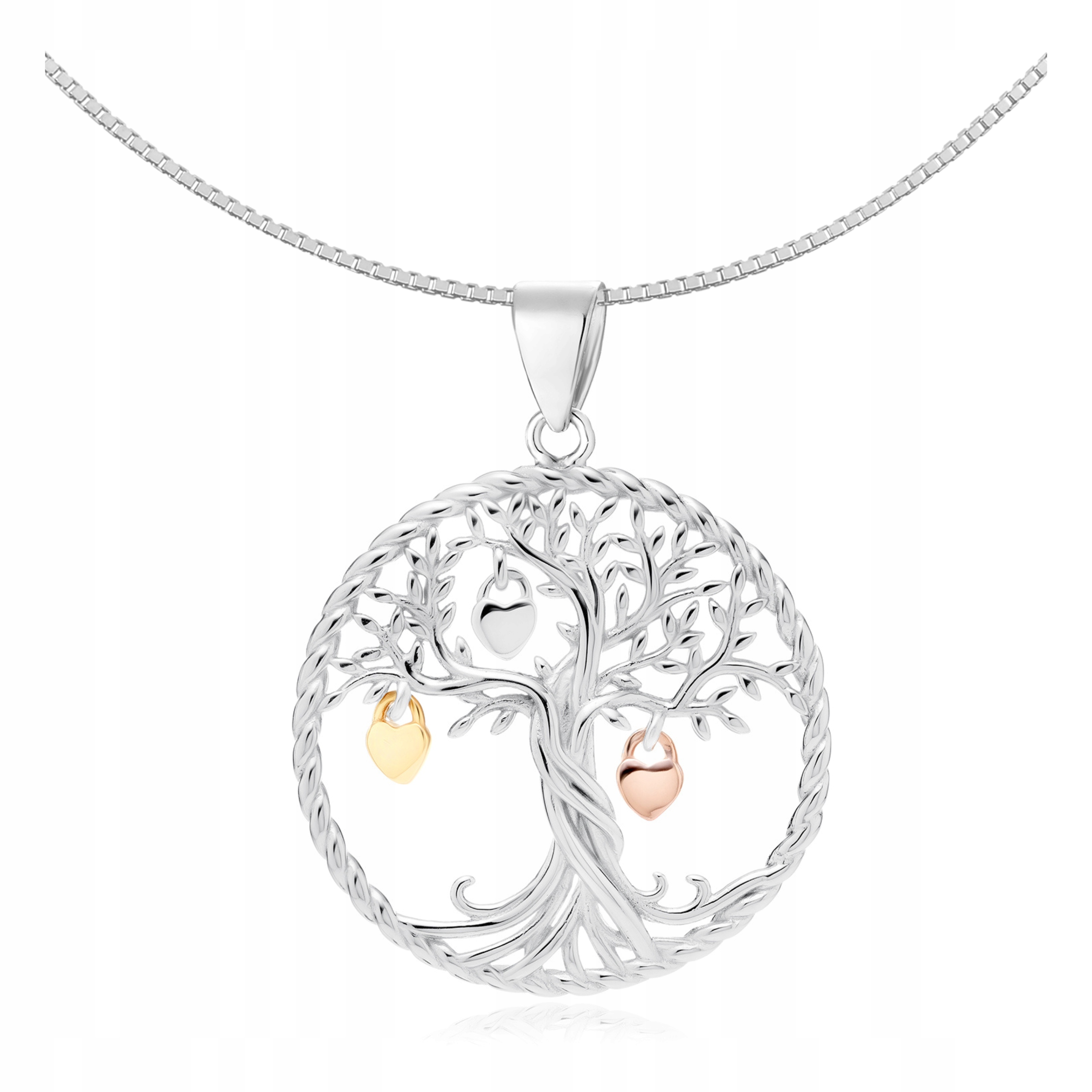 Stříbrný Řetízek Se Stromekem Štěstí Vánoční Dárek Pro Maminku