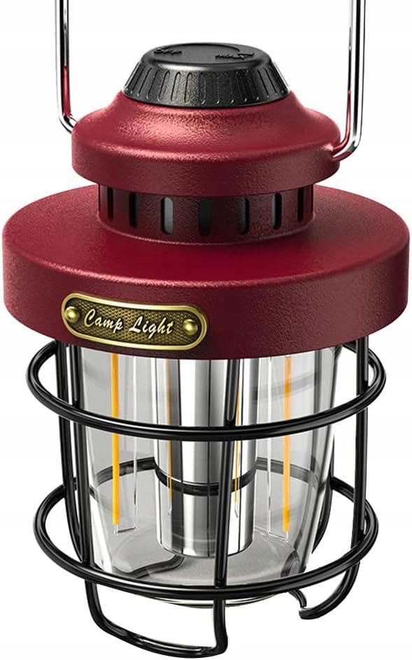 Lampa Retro Camping Akumulátorová Závěsná Powerbanka