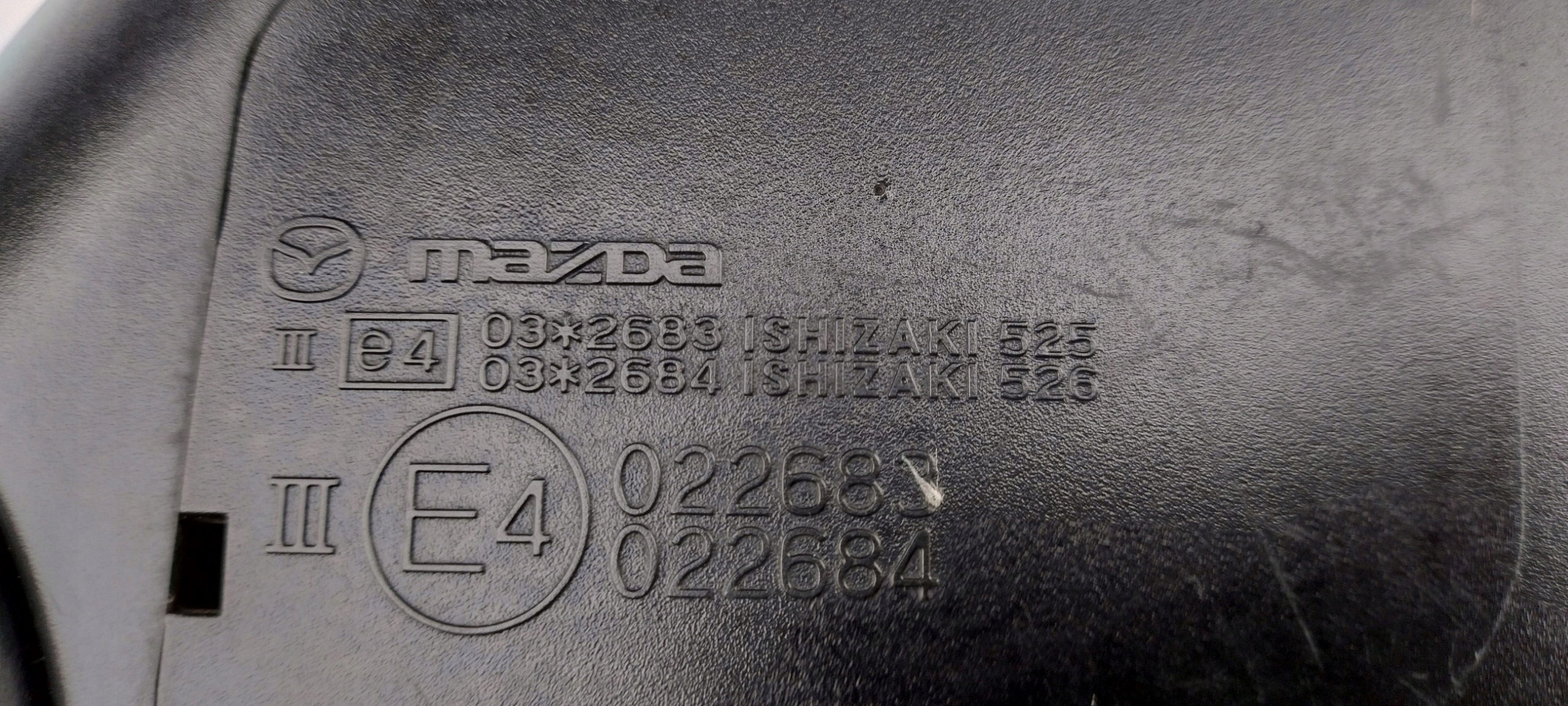 MAZDA 3 III 08-13 ROK right mirror 3PIN original