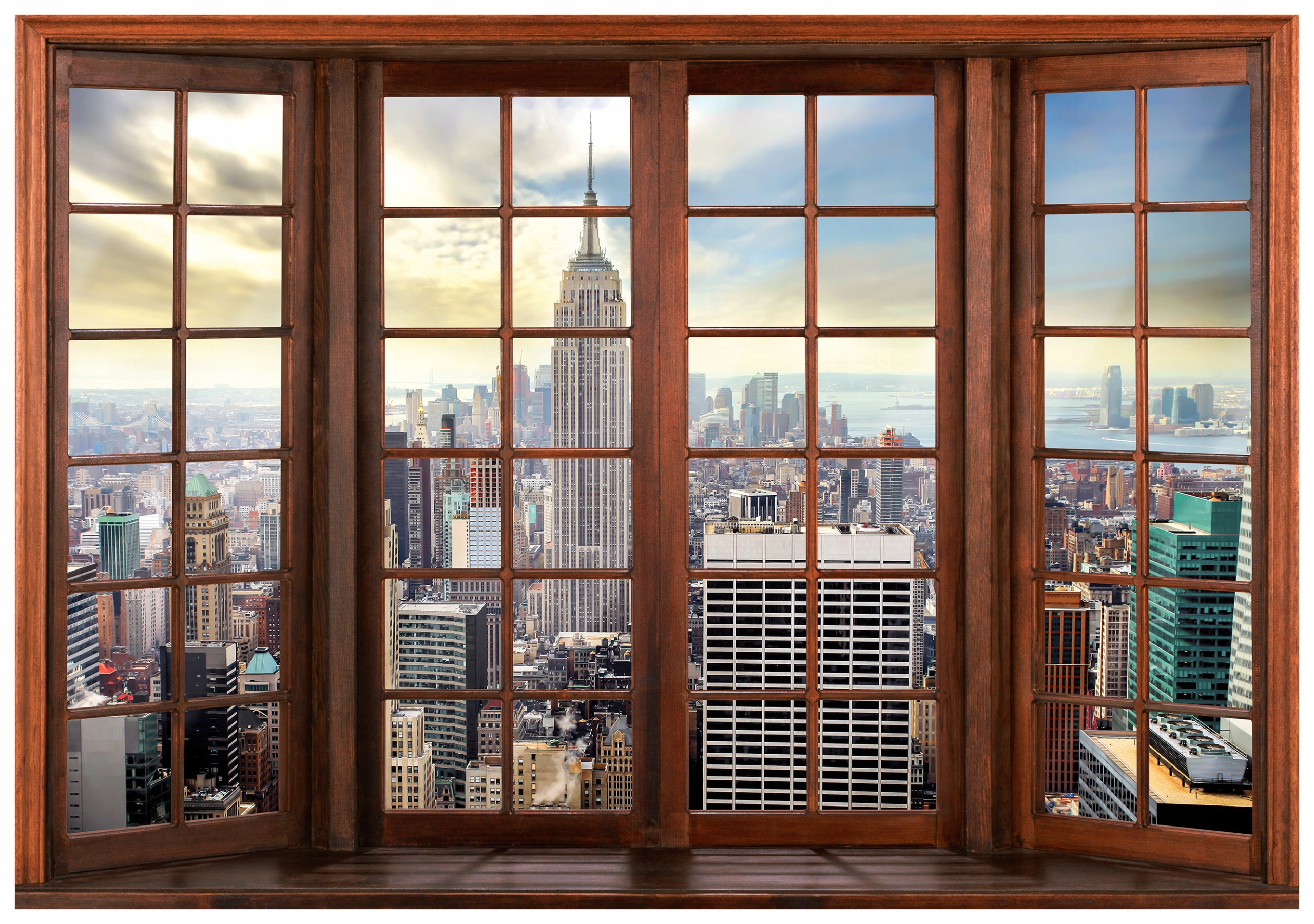 Vliesová fototapeta New York s oknom Mesto snov 416x254 lepidlo