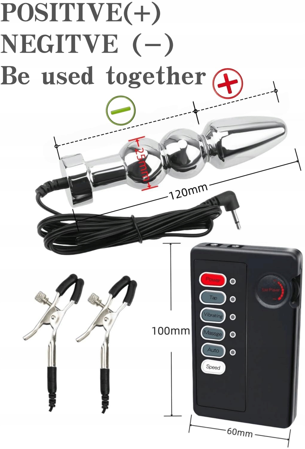 ELEKTRO Shock Analplug Do Elektrostymulacji Dla Kobiet Masaż Prostaty — miniatura 5