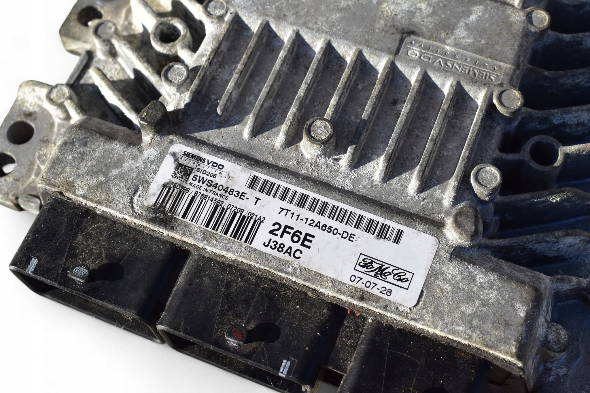 computer control unit of the engine FORD TRANSIT CONNECT MK1 1.8 TDCI 7T11-12A650-DE
