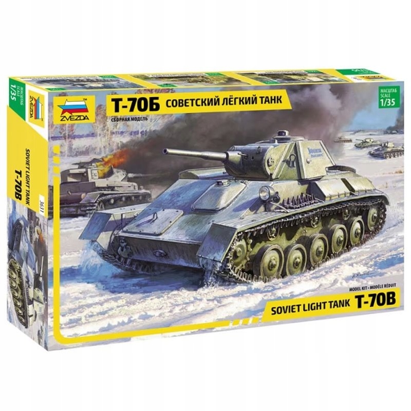 Zvezda 3631 1/35 T-70 WW2 sovětský lehký tank