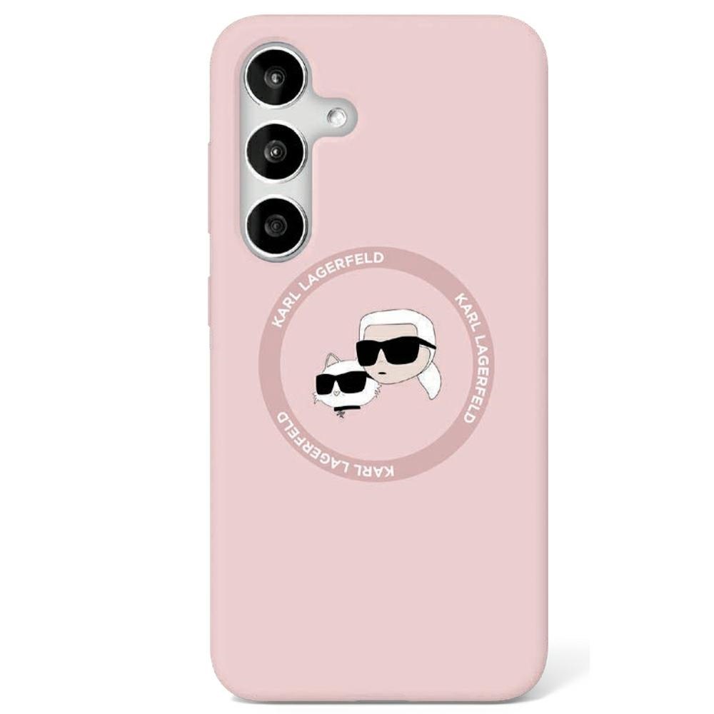 Etui Karl Lagerfeld Silicone Double Heads And Circle MagSafe do Samsung Gal