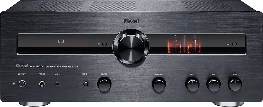 Wzmacniacz Magnat MA 900 2-kanałowy czarny 200 W Bluetooth
