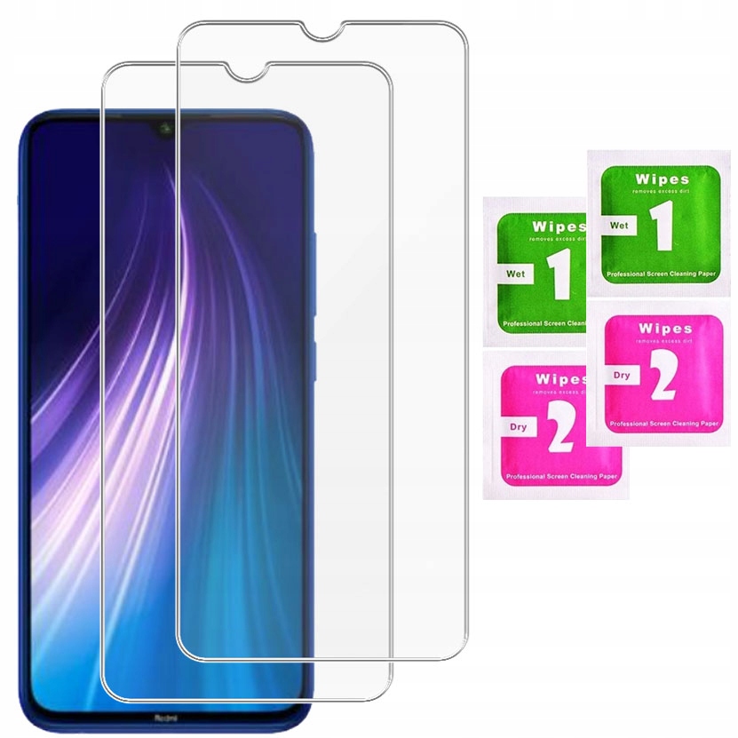 

2x Szkło Hartowane do Xiaomi Redmi Note 8 Szybka