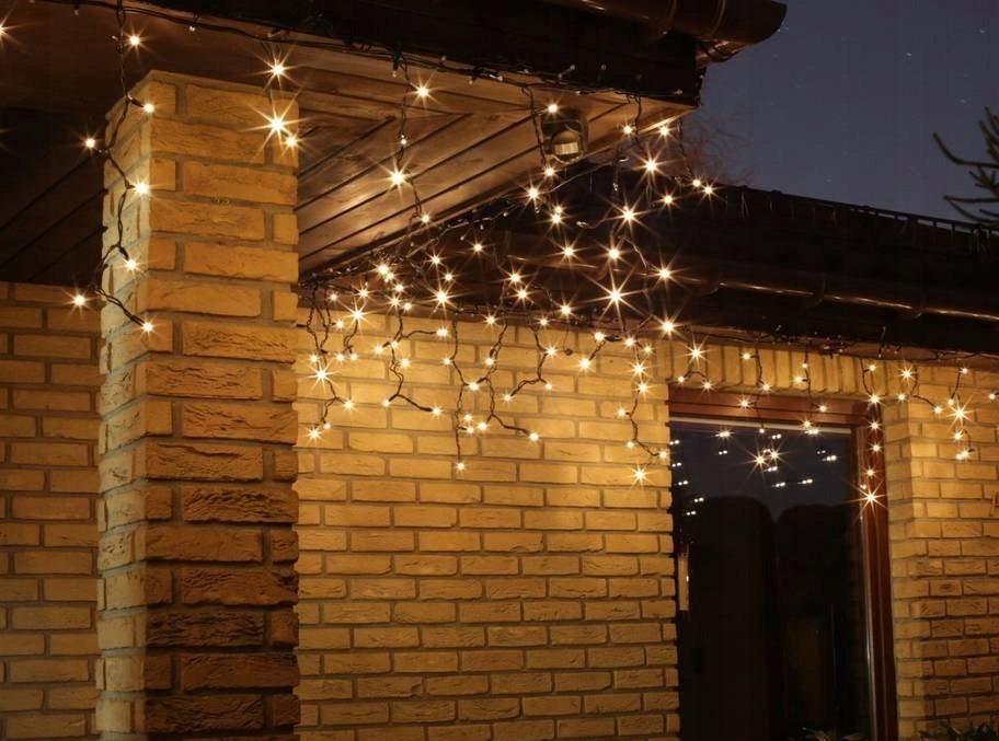 

Kurtyna 100L girlanda biała ciepła 5 m kurtynka