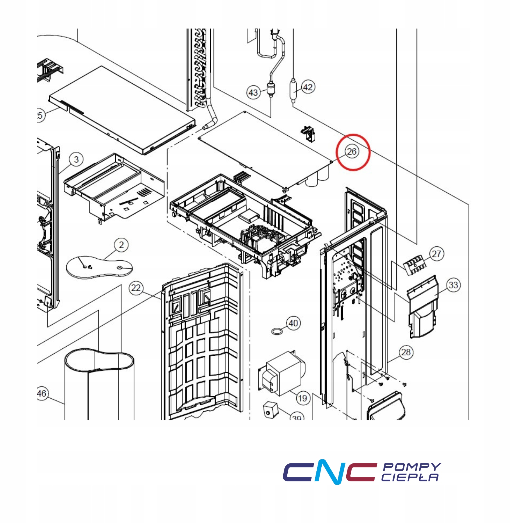Panasonic ACXA73C61330R ovládacia doska klimatizačného zariadenia Pcb CU-TZ60WKE