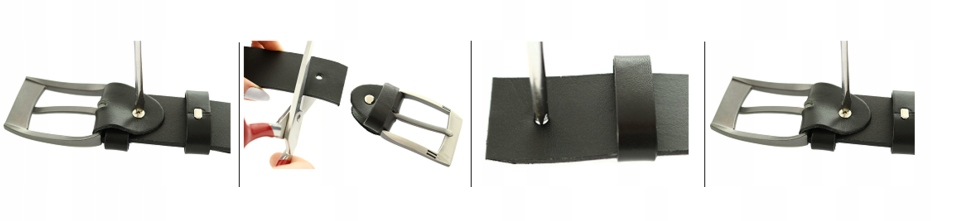 SKÓRZANY Pasek damski 2cm KHAKI do sukienek Płeć kobieta