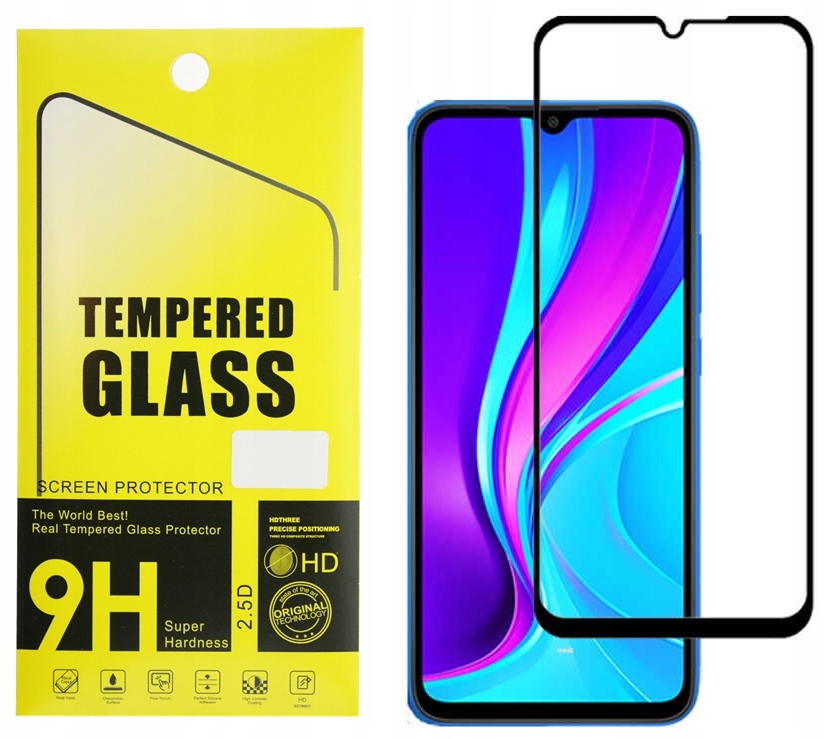 

Szkło Full Glue Cały Ekran do Xiaomi Redmi 9A 9C