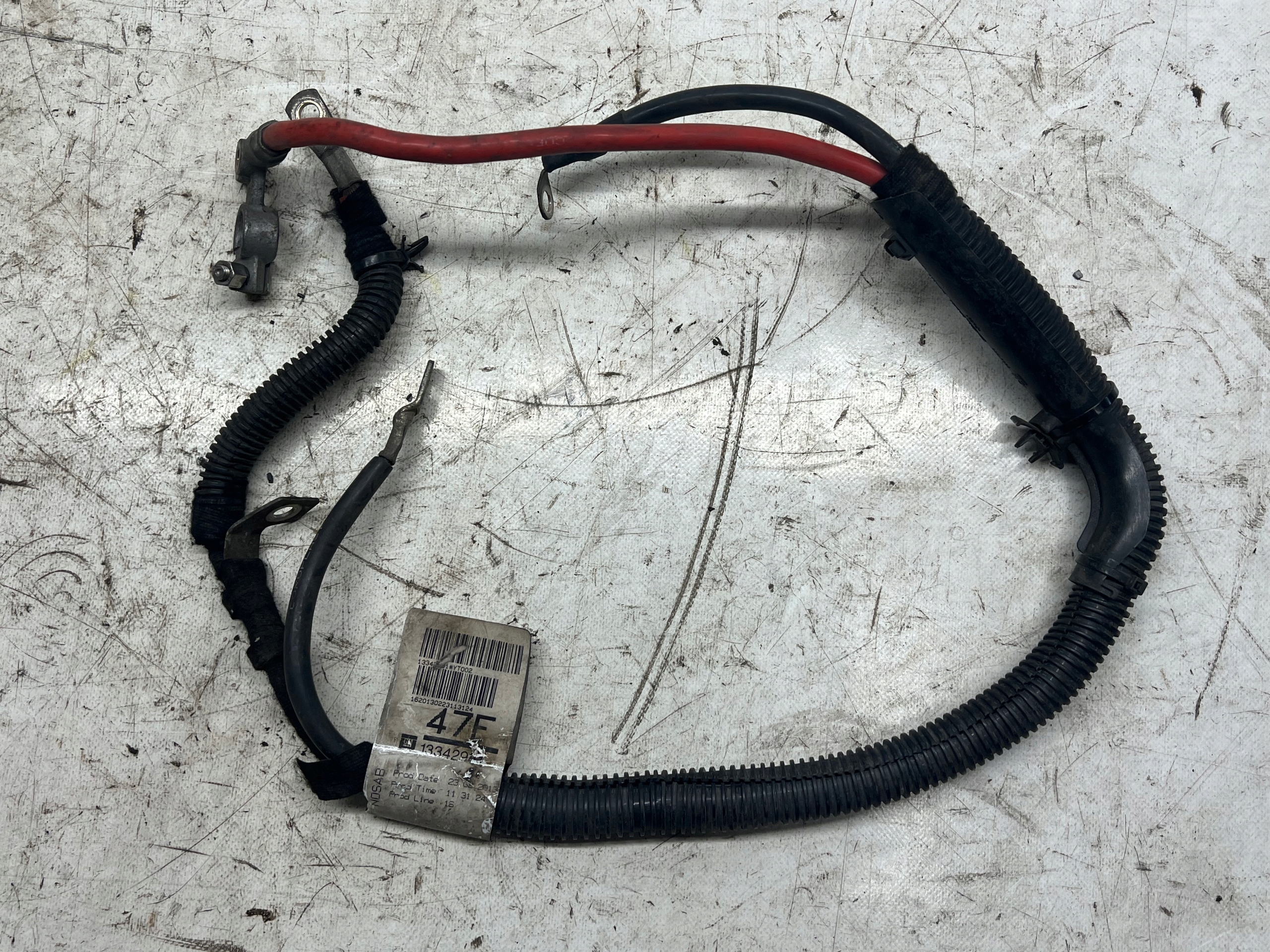 OPEL CORSA cablaggio cablaggio per batteria 13342981 47F