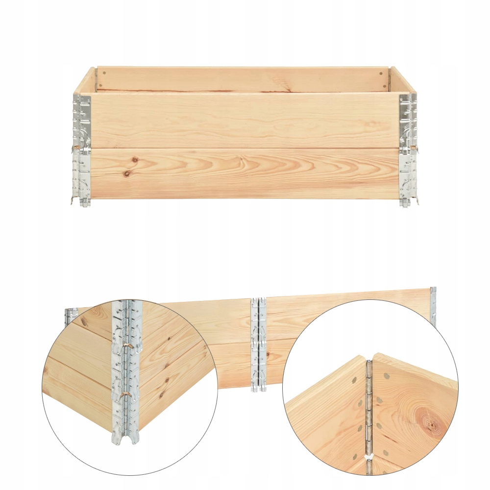 WARZYWNIAK EKO DREWNIANY SKRZYNIA ZIELNIK 120x120 Kod producenta 10