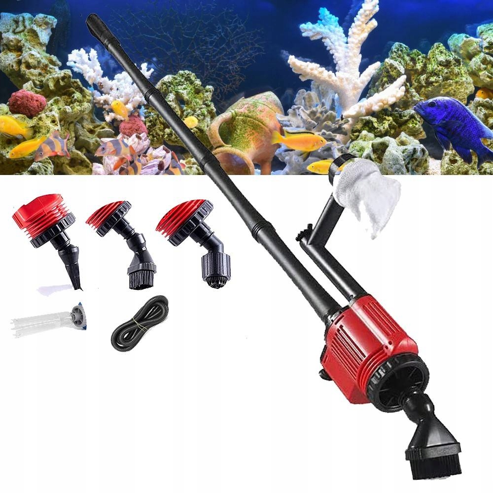 Elektrický Vysavač Do Akvária, Sada 1800 L/w Pro Čištění Akvária