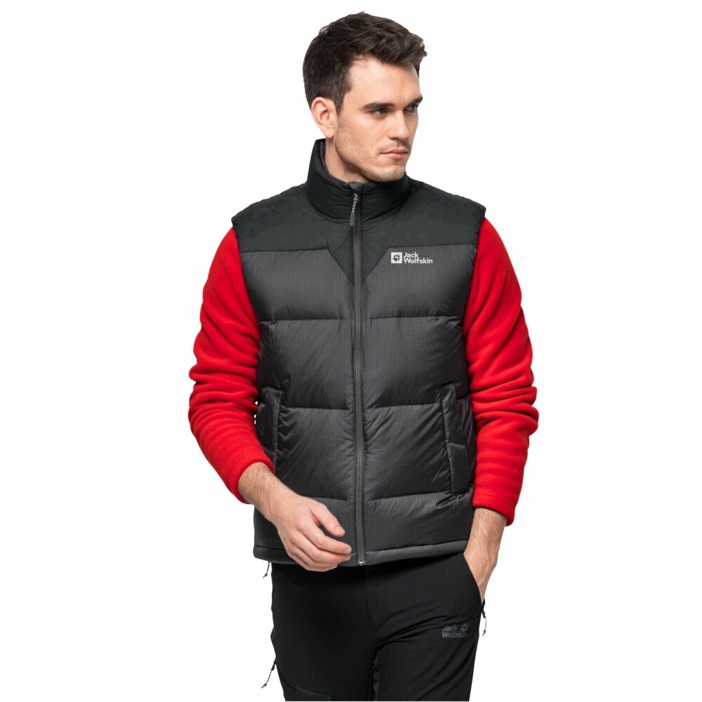 Męska kamizelka puchowa Jack Wolfskin Dna Tundra Down Vest phantom S