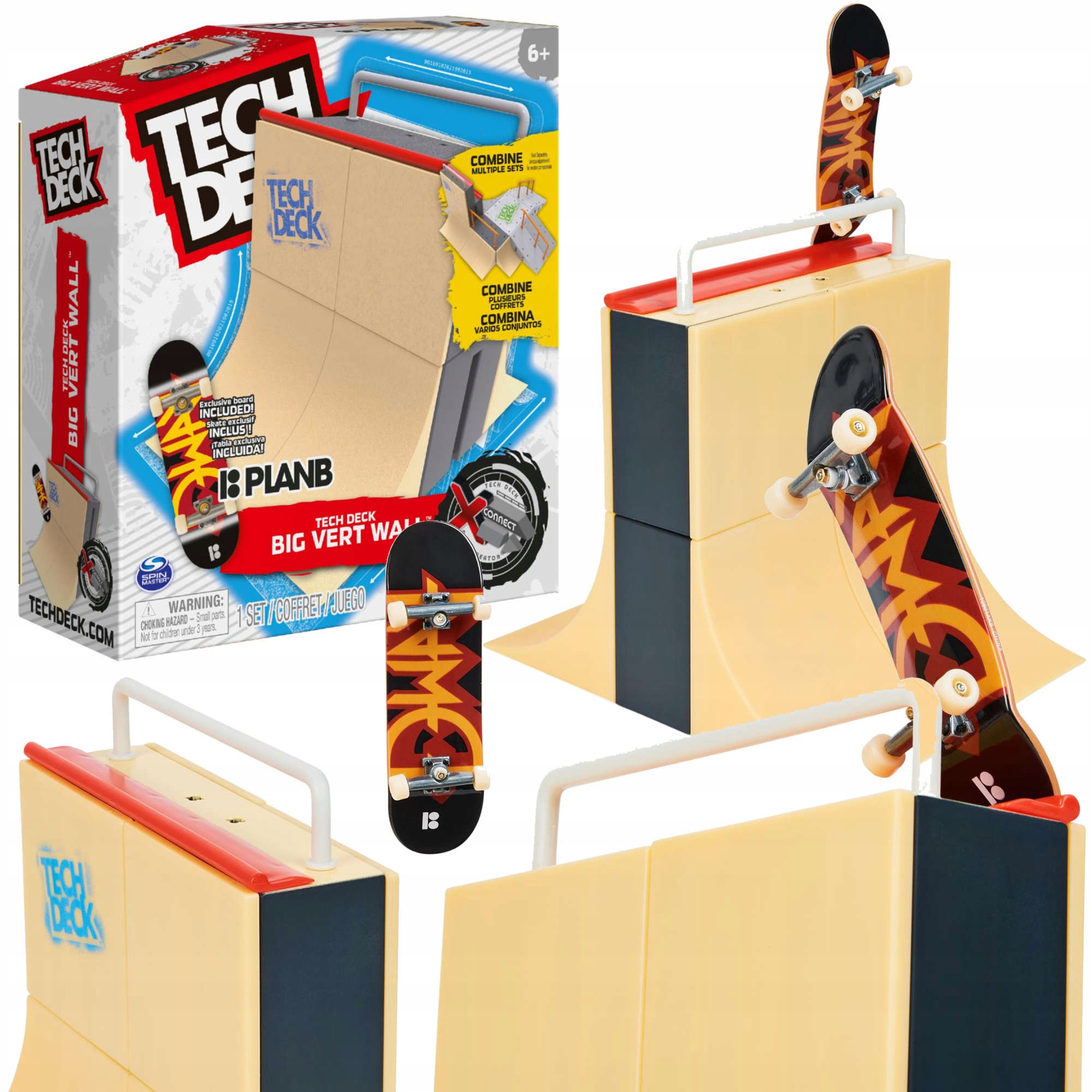 

Tech Deck Deskorolka Deska Rampa Vert Z Barierką
