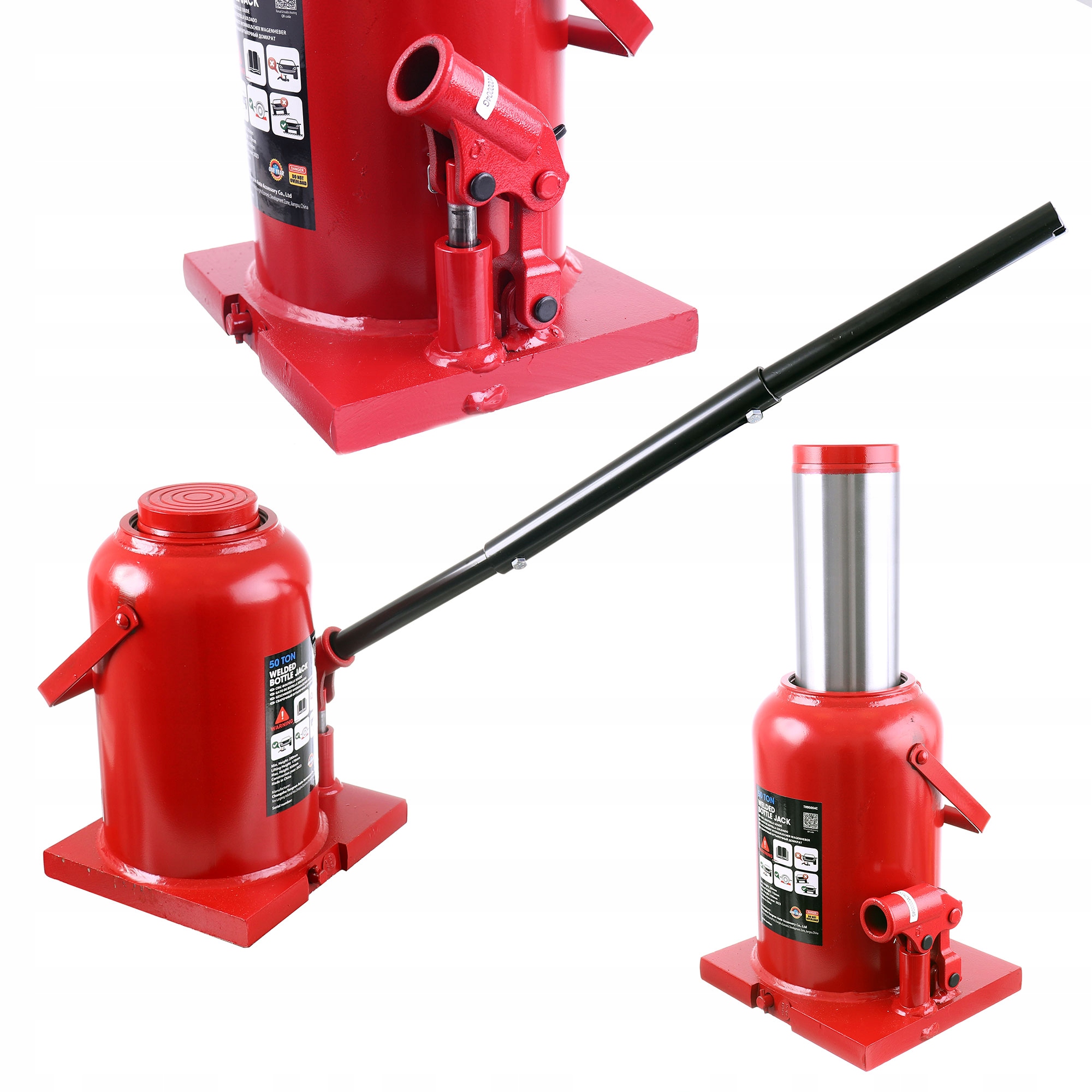 Hydraulický stĺpikový zdvihák 50 ton Big Red Fľaškový zdvihák pákový