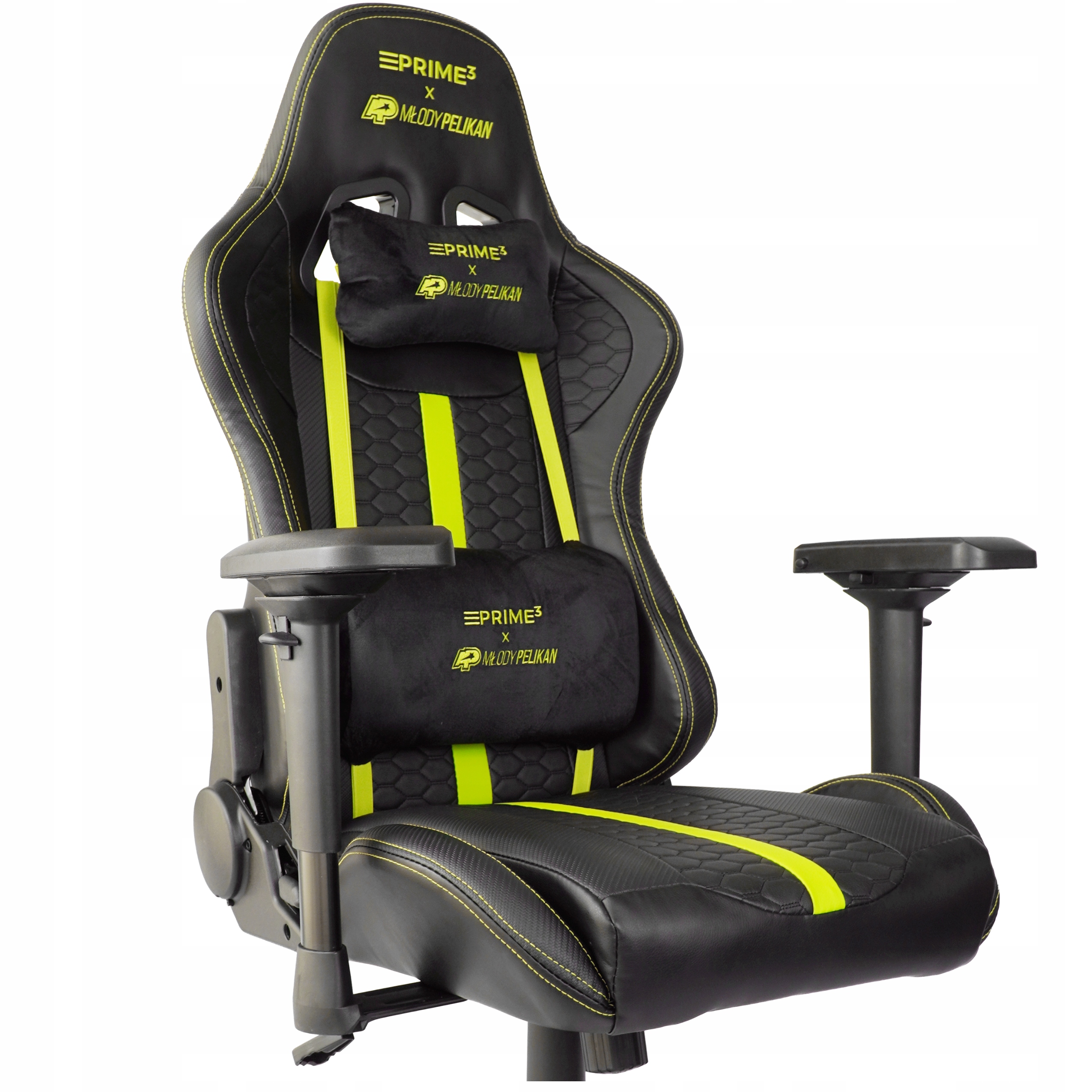 Fotel Gamingowy Krzesło Biurowe Dla Gracza 150kg Młody Pelikan PRIME3 CGC51