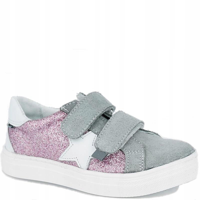 Bartek 18327001 buty trampki dziewczęce rzepy 37