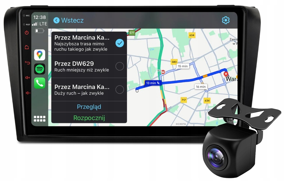 Mazda 3 Radio Navigace Android Auto Apple Carplay Kamera Bonus