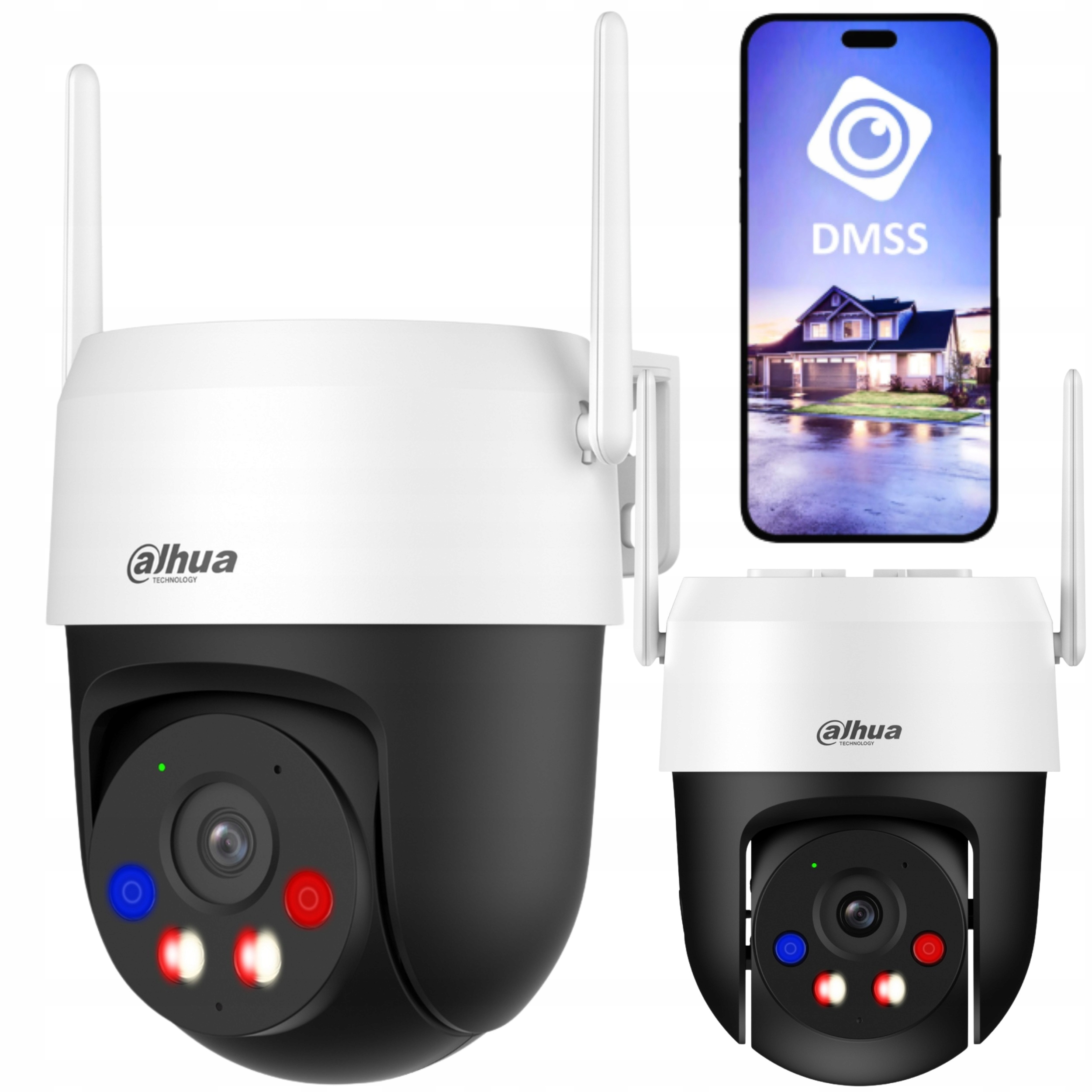 Kamera obrotowa IP Dahua P5AS-PV 5Mpx Wifi aktywne odstraszanie Dual LED