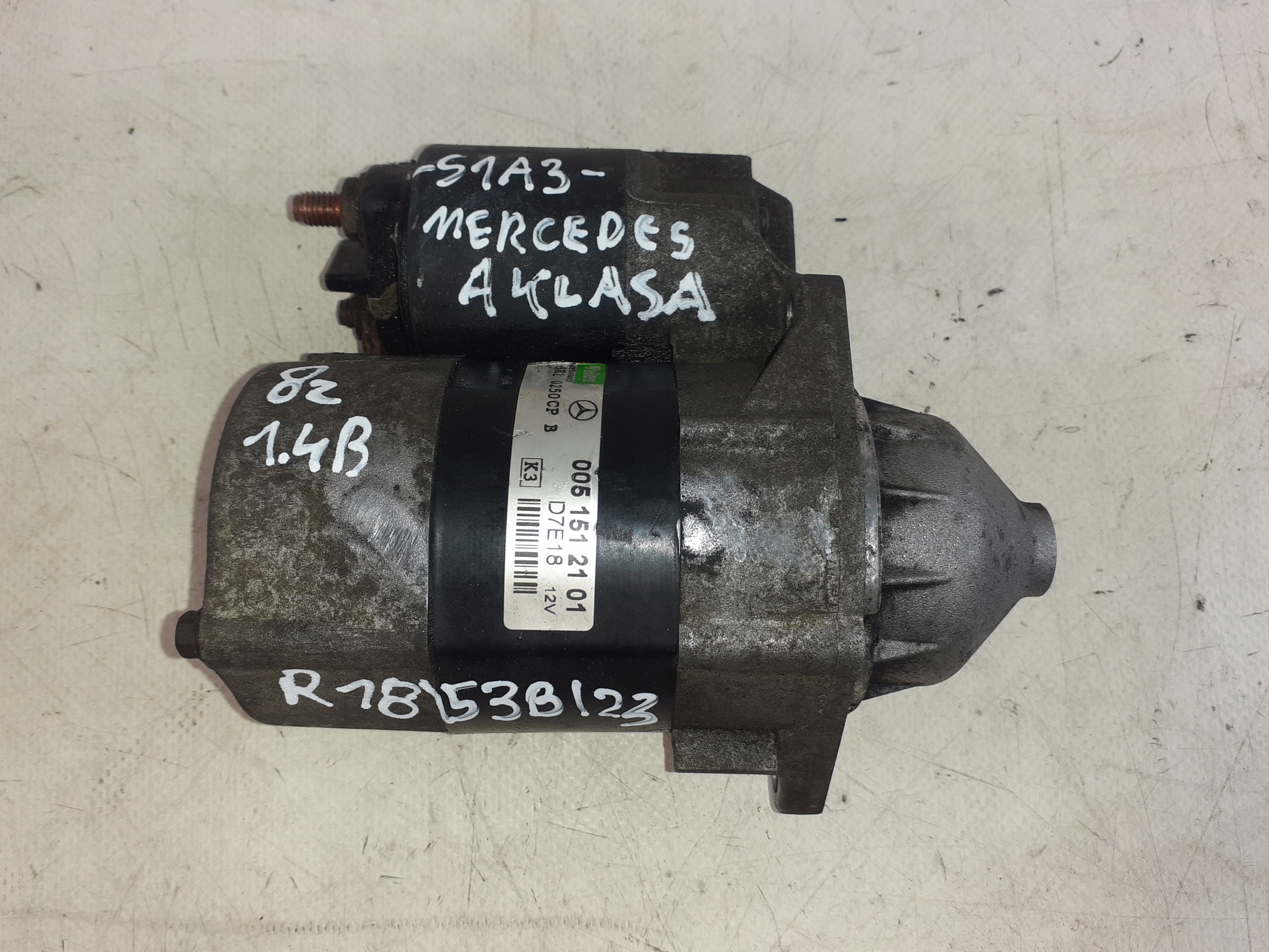 starter MERCEDES W168 1.4 B 8z