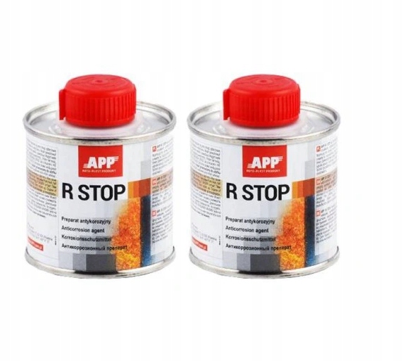 Neutralizator rdzy 2x R-STOP preparat antykorozyjny | 2x100 ml | APP R STOP