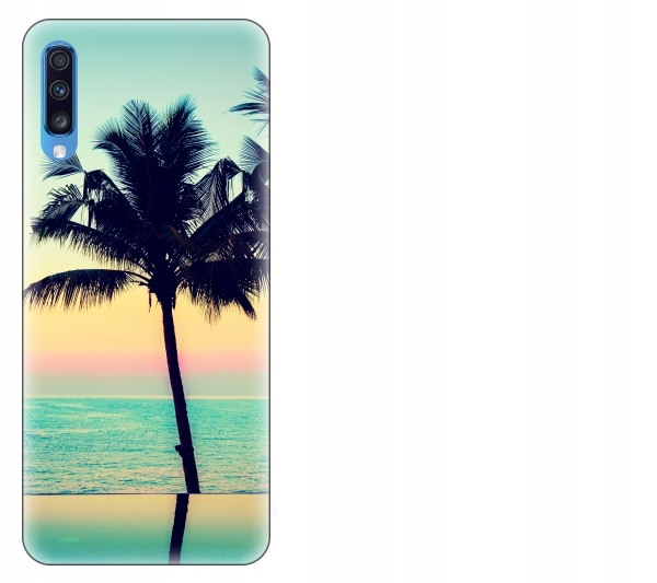 

Etui pokrowiec Samsung Galaxy A70 Palmy plaża waka