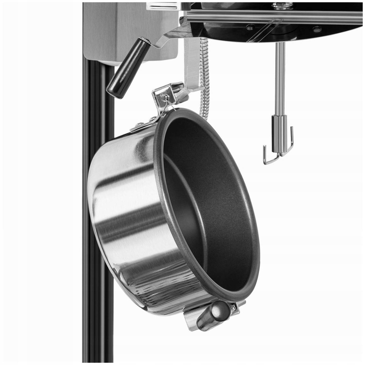 MASZYNA AUTOMAT DO POPCORNU SZKLANA WITRYNA 1600W Royal Catering RCPS-BG1 Stan opakowania oryginalne