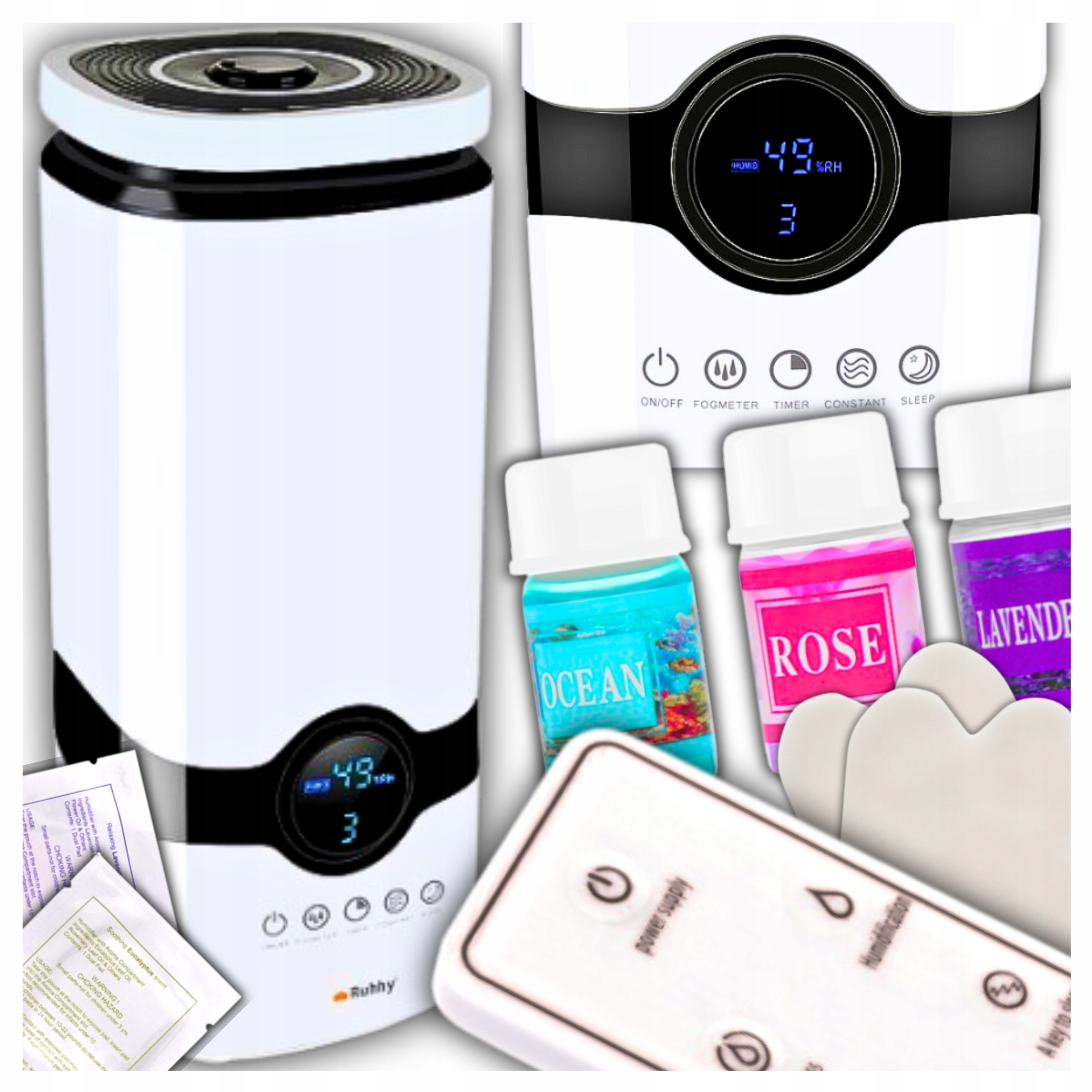 Zvlhčovač Vzduchu Difuzér Aromaterapie Ionizátor Automatický