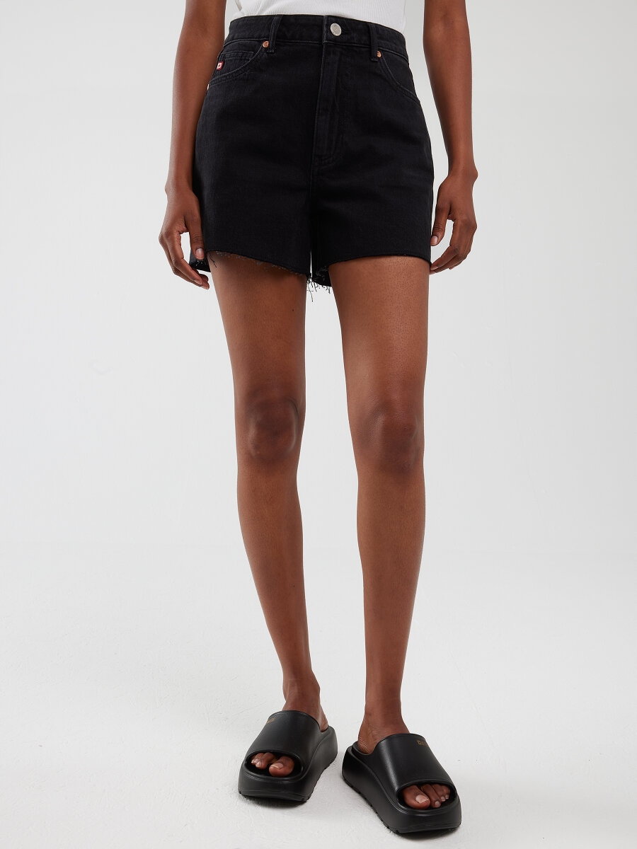 Big Star Dámské Džínové Šortky Černé Authentic Girl 937 W27