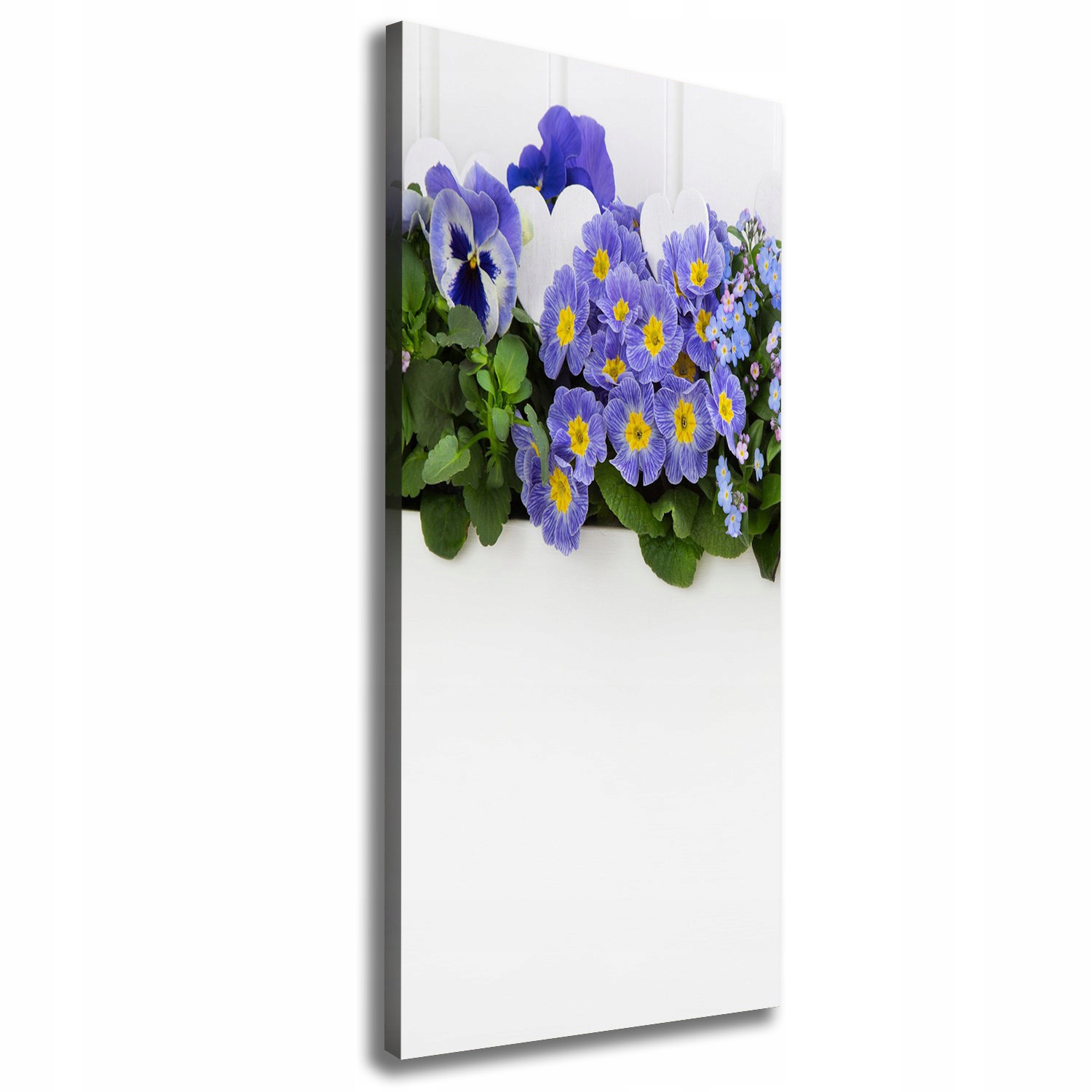 

Foto obraz na płótnie Fioletowe kwiaty 50x125 cm
