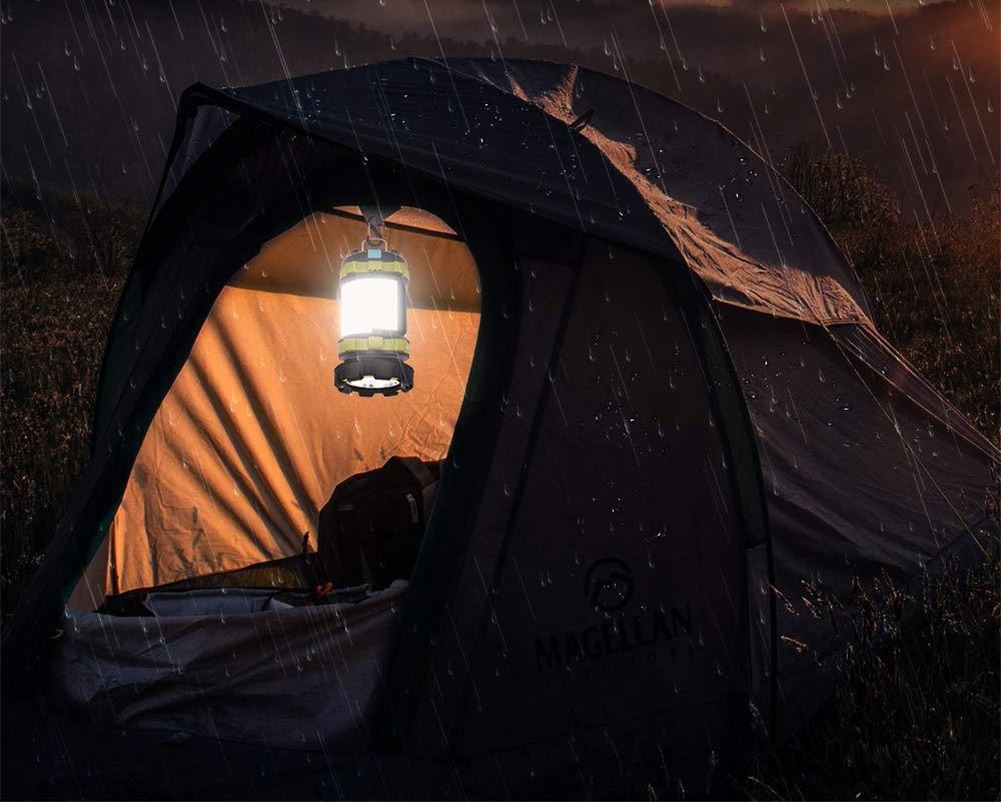 LATARKA SZPERACZ KEMPINGOWA POWERBANK T6 + COB Źródło światła LED