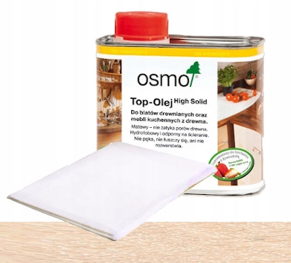 

Osmo 3037 Top Olej do blatów 0,5L ściereczka