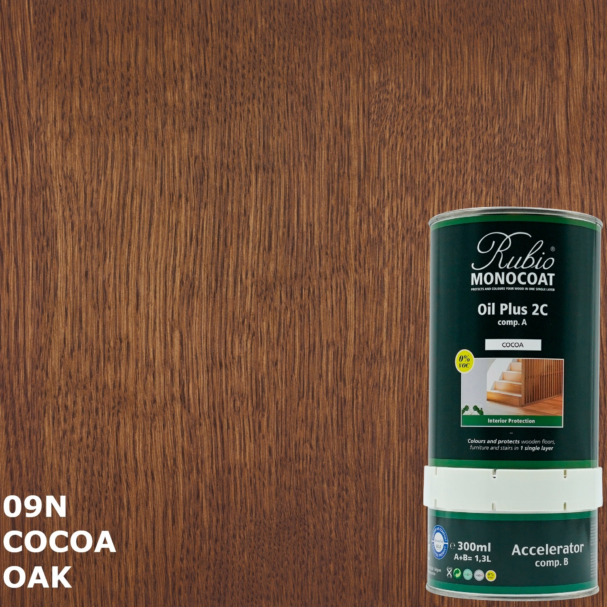 Rubio Monocoat Oil +2C Olej Cocoa 1,3L